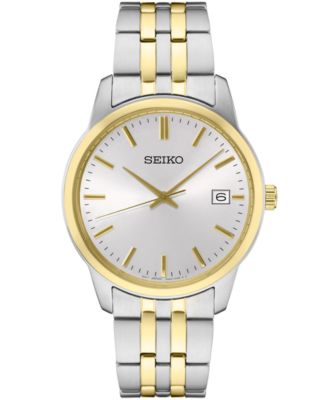 Seiko - Men's Essential Two-Tone Stainless Steel Bracelet Watch 40mm