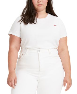 Levi's - Trendy Plus Size Cotton Perfect Logo T-Shirt