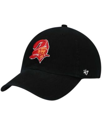 '47 Brand - Men's Black Tampa Bay Buccaneers Clean Up Legacy Adjustable Hat