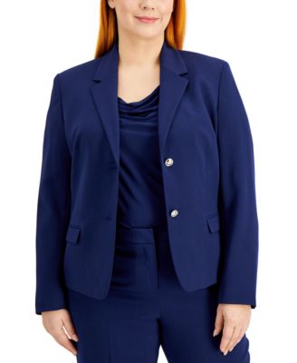 Calvin Klein - Plus Size Two-Button Blazer