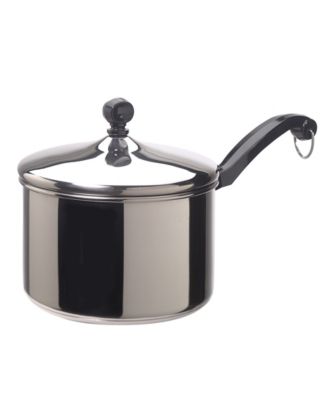 Farberware - Classic Series Stainless Steel 3-Qt. Saucepan & Lid
