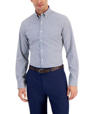 Club Room - Men's Bengal Stripe Dress Shirt