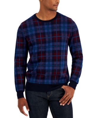 Club Room - Men's Plaid Sweater