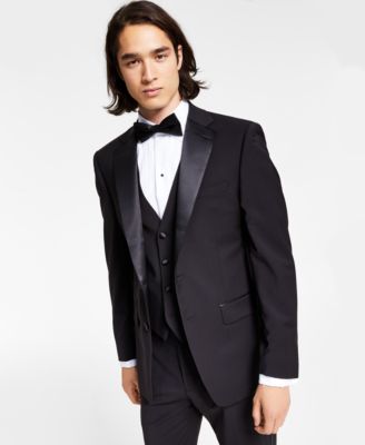 Calvin Klein - Men's X-Fit Infinite Stretch Black Tuxedo Jacket