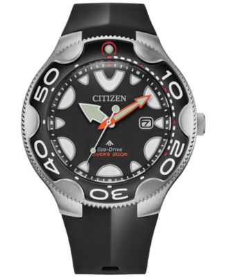 Citizen - Men's Promaster Orca Black Rubber Strap Watch 46mm