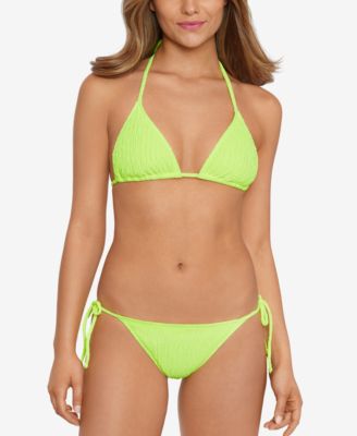 Salt + Cove - Women's Crinkle String Triangle Bikini Top & Matching Bottoms, Created for Macy's