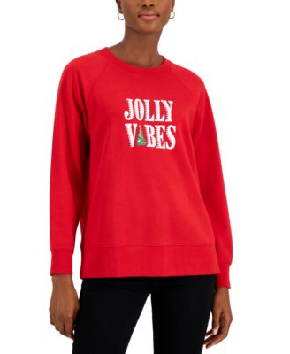 Style & Co - Women's Jolly Vibes Sweatshirt