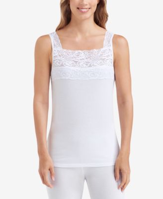 Cuddl Duds - Petite SofTech Stretch Lace Detail Cami