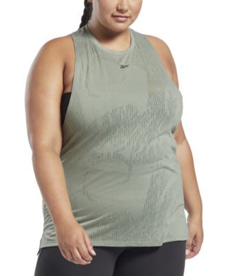 Reebok - Plus Size Burnout Tank Top
