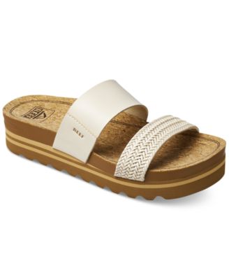 REEF - Women's Cushion Vista Hi Slip-On Platform Slide Sandals