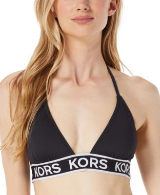 Michael Kors - Women's Logo-Elastic String Bikini Top