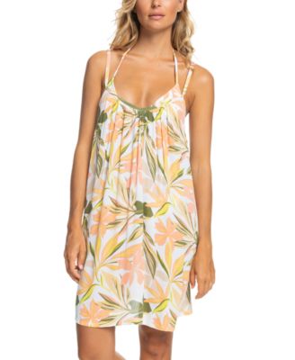 Roxy - Juniors' Printed Summer Adventures Swim Dress Cover-Up