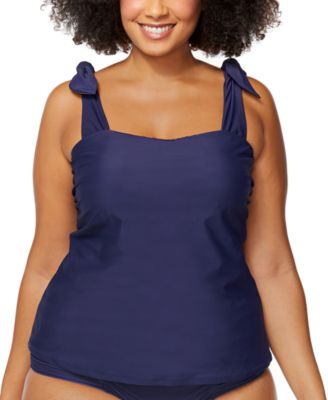 Raisins Curve - Trendy Plus Size Tiempo Tankini Top