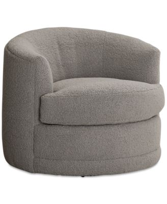 Furniture - 35" Fabric Swivel Chair