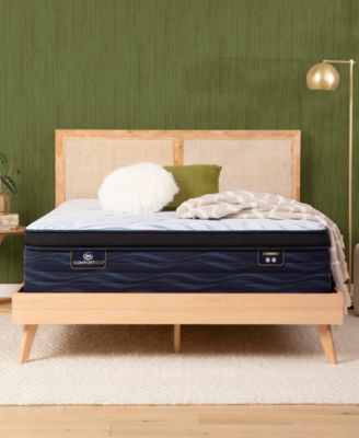 Serta - iComfortECO™ Q20GL Quilted Hybrid 15" Firm Pillow Top Mattress, California King