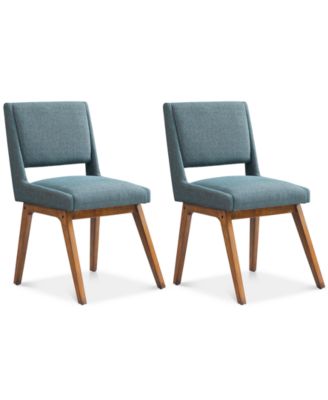 Furniture - Set of 2 Boomerang Dining Chairs, Direct Ship