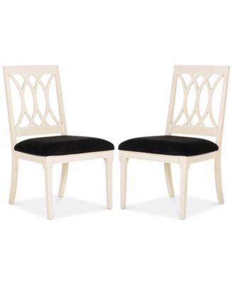 Safavieh - Gitanna Set of 2 Dining Chairs, Quick Ship
