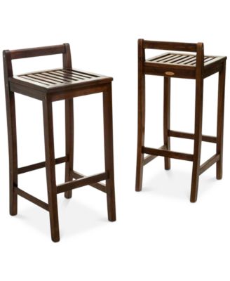 Noble House - Jasen Set of 2 Bar Stools, Quick Ship