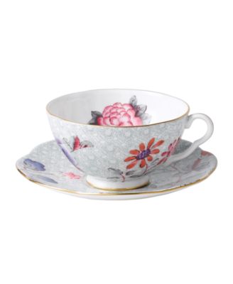 Wedgwood - Dinnerware, Green Cuckoo Teacup and Saucer