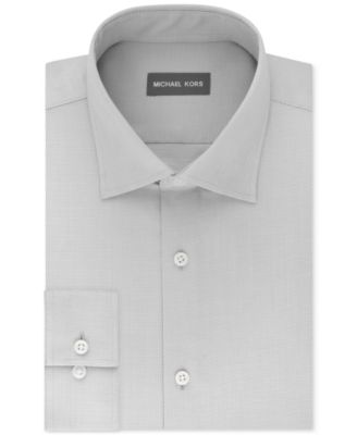 Michael Kors - Men's Regular Fit Airsoft Stretch Non-Iron Performance Solid Dress Shirt