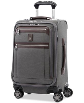 Travelpro - Platinum Elite 20" Softside Business Plus Carry-On Spinner Suitcase