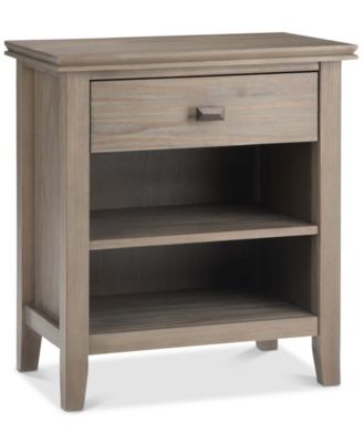 Simpli Home - Garner Bedside Table, Quick Ship