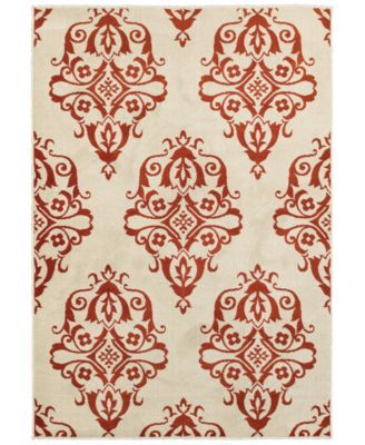 Oriental Weavers - Jayden 7412D Ivory/Rust 3'10" x 5'5" Area Rug