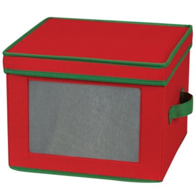 Household Essentials - Holiday China Dinner Plate Storage Box