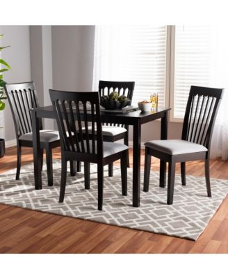 Furniture - Minette 5pc Dining Set, Quick Ship