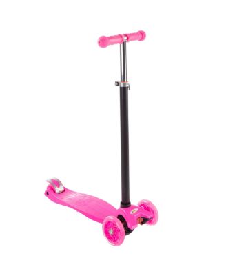Lil' Rider - Kids Scooter-Beginner Adjustable Height Handlebar, 3 LED Light-up Wheels, Kick Scooter-Fun Balance Riding Toy for Girls and Boys by  Pink