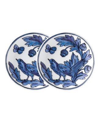 Twig New York - Blue Bird Set of Two 7" Appetizer Plates