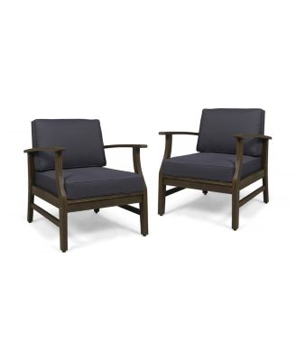 Noble House - Ximena Club Chair (Set of 2), Quick Ship