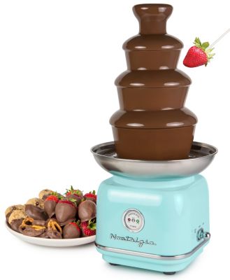 Nostalgia - CLCF4AQ Classic Retro 4-Tier 2-Pound Chocolate Fondue Fountain