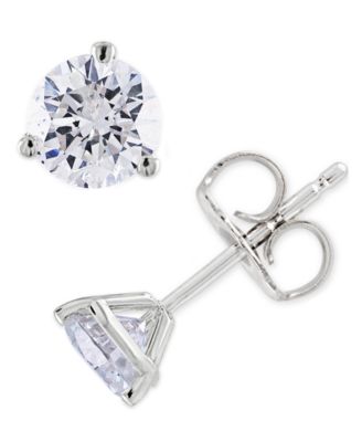 Macy's - Diamond Stud Earrings (1 ct. t.w.) in 14k White Gold