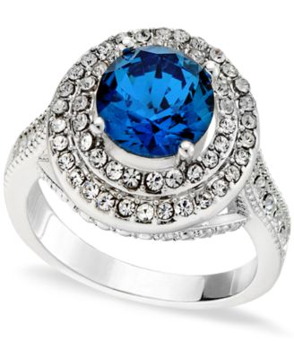 Charter Club - Pav&eacute; Stone Halo Ring