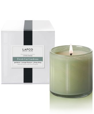 LAFCO New York - Fresh Cut Gardenia Living Room Classic Candle, 6.5-oz.
