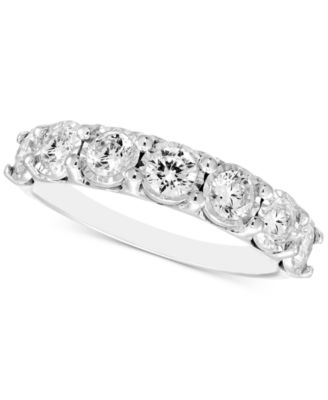 Macy's - Diamond Seven Stone Band (1 ct. t.w.) in 14k White Gold