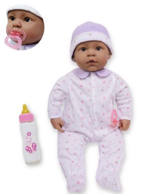 JC TOYS - JC Toys, La Baby 20 inch Pink Washable Soft Body Baby Doll with Accessories - For Children 2 Years and older, Designed by Berenguer.