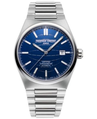 Frederique Constant - Men's Swiss Automatic COSC Highlife Stainless Steel Bracelet Watch 41mm