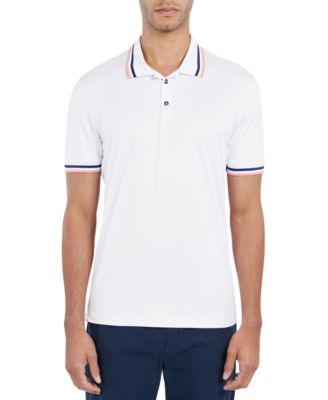 Society of Threads - Men's Slim-Fit Tipped Polo Shirt