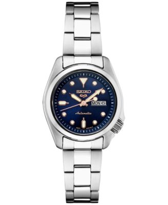 Seiko - Women's Automatic 5 Sports Stainless Steel Bracelet Watch 28mm