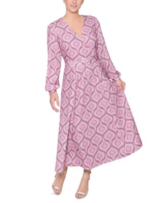 RACHEL Rachel Roy - Women's Vina Printed Belted Dress
