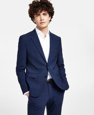 HUGO - Men's Modern-Fit Wool Suit Jacket