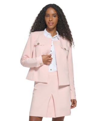 Tommy Hilfiger - Women's Collarless Open-Front Blazer