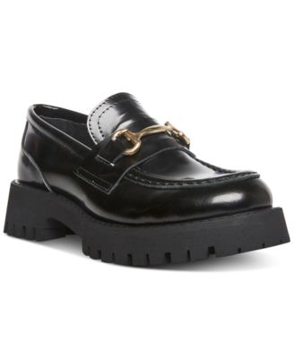 Steve Madden - Women's Lando Tailored Lug Sole Bit Loafers