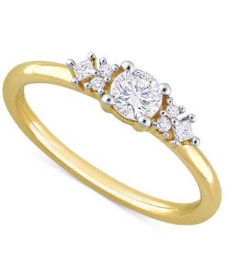 Macy's - Diamond Engagement Ring (3/8 ct. t.w.) in 14k Gold