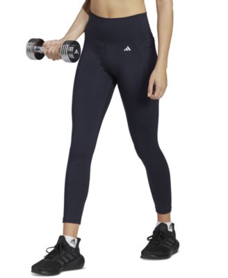 adidas - Women's Optime High-Waist 3-Stripe 7/8 Leggings
