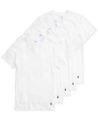 Polo Ralph Lauren - Men's Slim-Fit Classic Cotton V-Neck T-Shirt 3-Pack