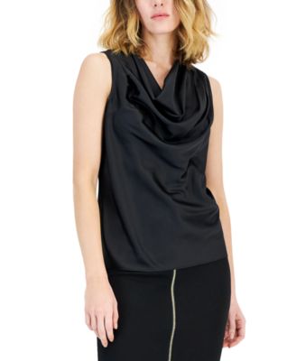 I.N.C. International Concepts - Women's Sleeveless Cowlneck Blouse