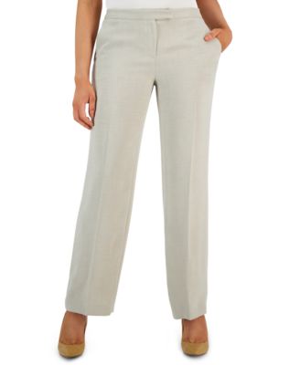 Kasper - Pebble Crepe Straight Leg Trousers